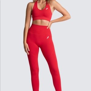 DO YOU EVEN seamless crop - ruby red / small